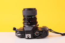 Load image into Gallery viewer, Vivitar V335 35mm Film SLR Camera with Vivitar 28–70mm f/3.5–4.8 Macro Zoom Lens