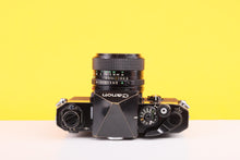 Load image into Gallery viewer, Canon F-1 35mm Film SLR Camera with Canon FD 50mm f/1.4 Lens