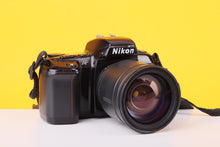 Load image into Gallery viewer, Nikon F-601 35mm Film SLR Camera with Tamron AF 28-100mm Aspherical Zoom Lens