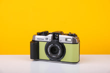 Load image into Gallery viewer, Pentax 17 35mm Half Frame Film Camera Lime Skin + FREE Expired Film Roll + 1 VCH T-shirt