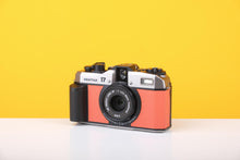 Load image into Gallery viewer, Pentax 17 35mm Half Frame Film Camera Orange Skin + FREE Expired Film Roll + 1 VCH T-shirt