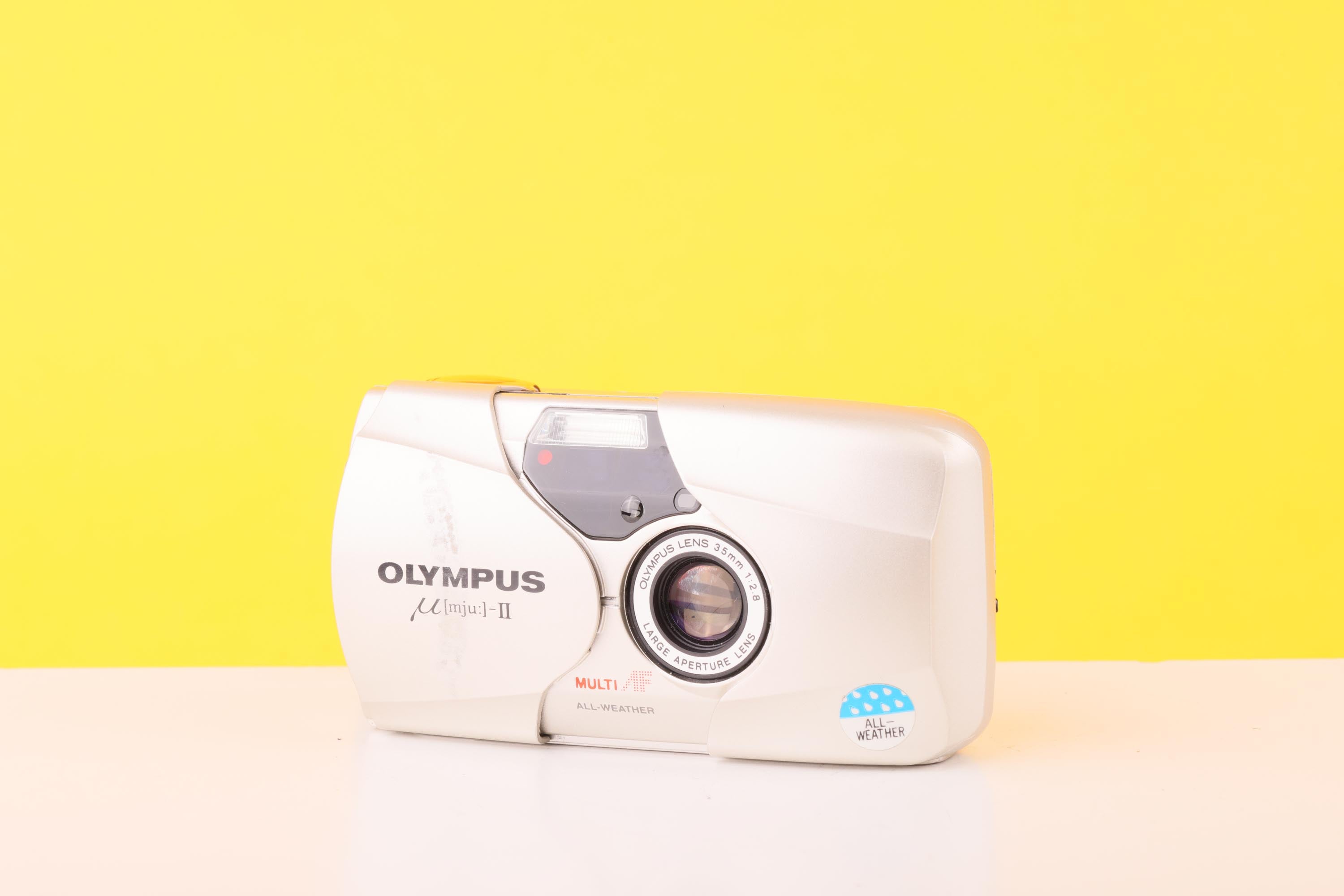 Olympus Mju II Champagne 35mm Point and Shoot Film Camera