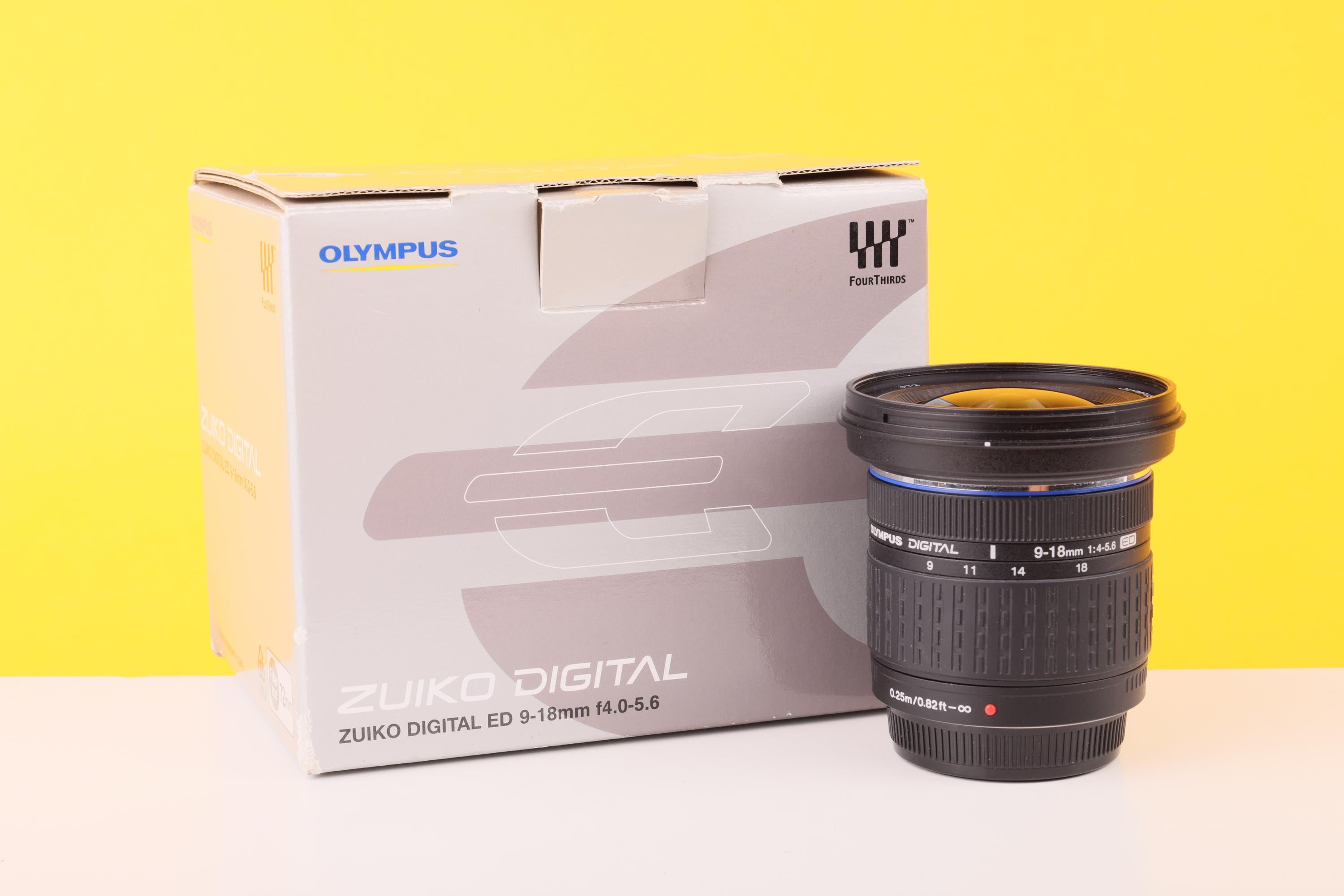 Olympus Zuiko Digital 9-18mm f4-5.6 Lens for Four Thirds Mount 