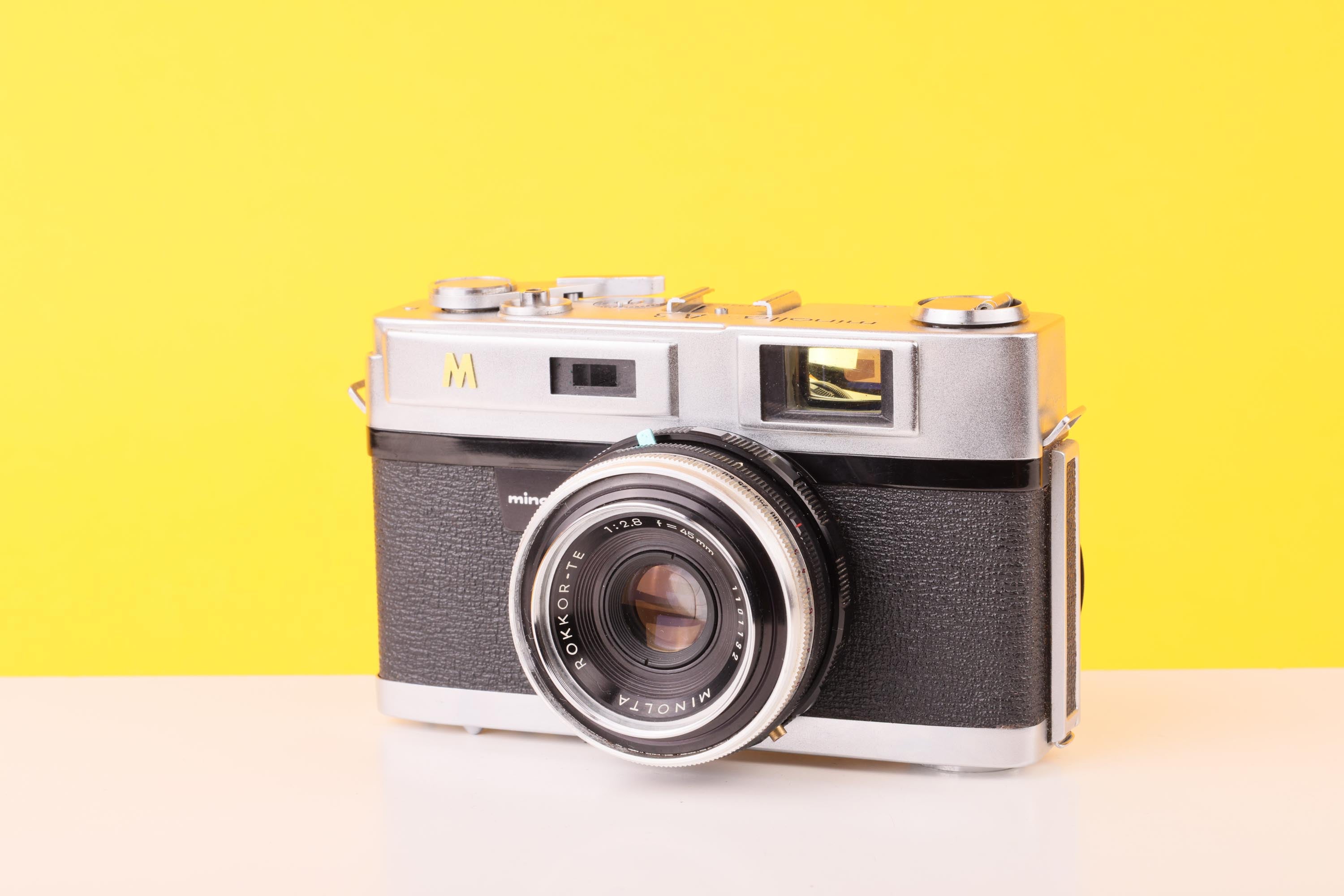 Minolta A3 35mmフィルムカメラ Minolta A3 35mm Rangefinder Film Camera – Vintage Camera Hut
