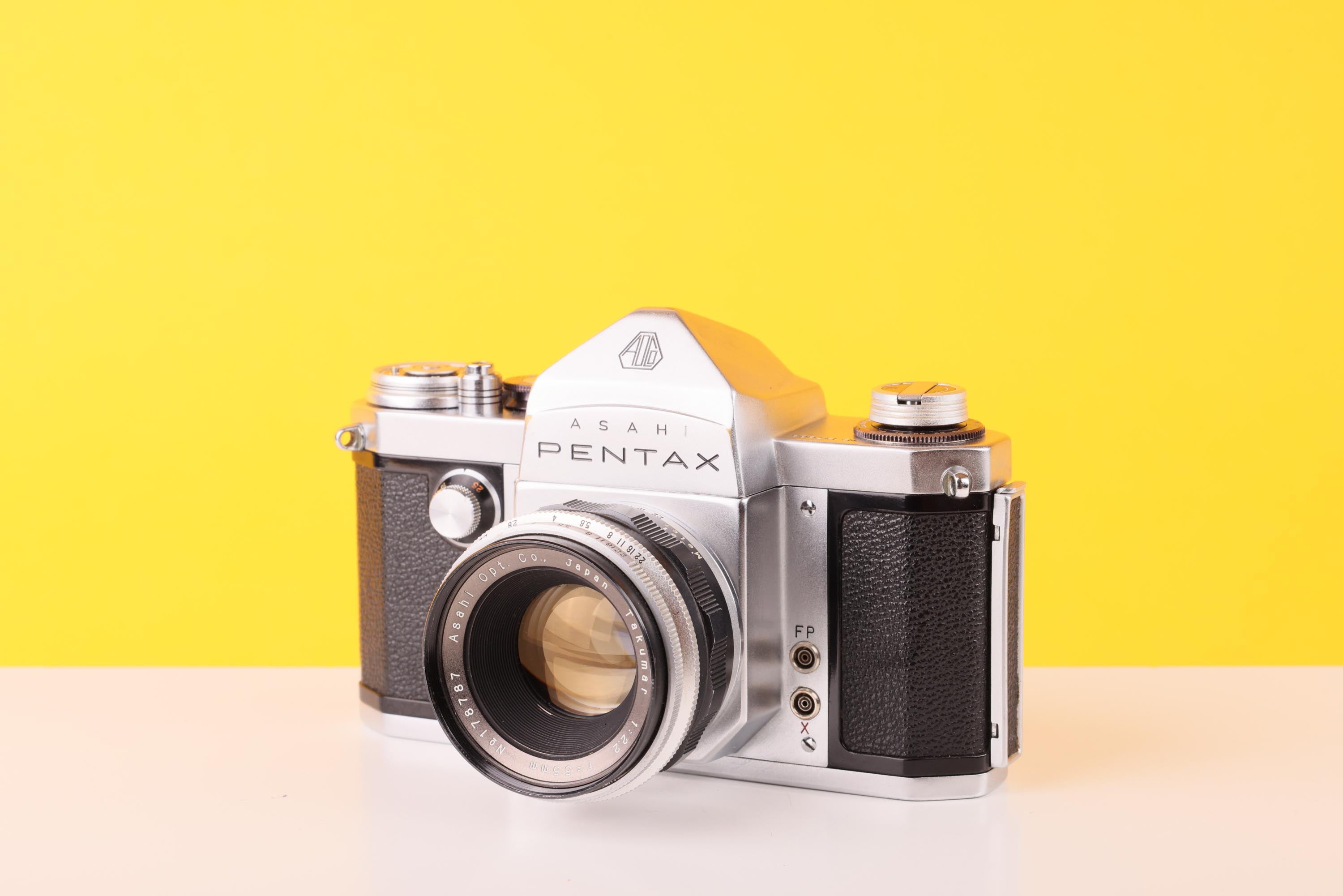 Asahi Pentax AP 35mm Film Camera with Asahi Takumar 55mm f/2.2