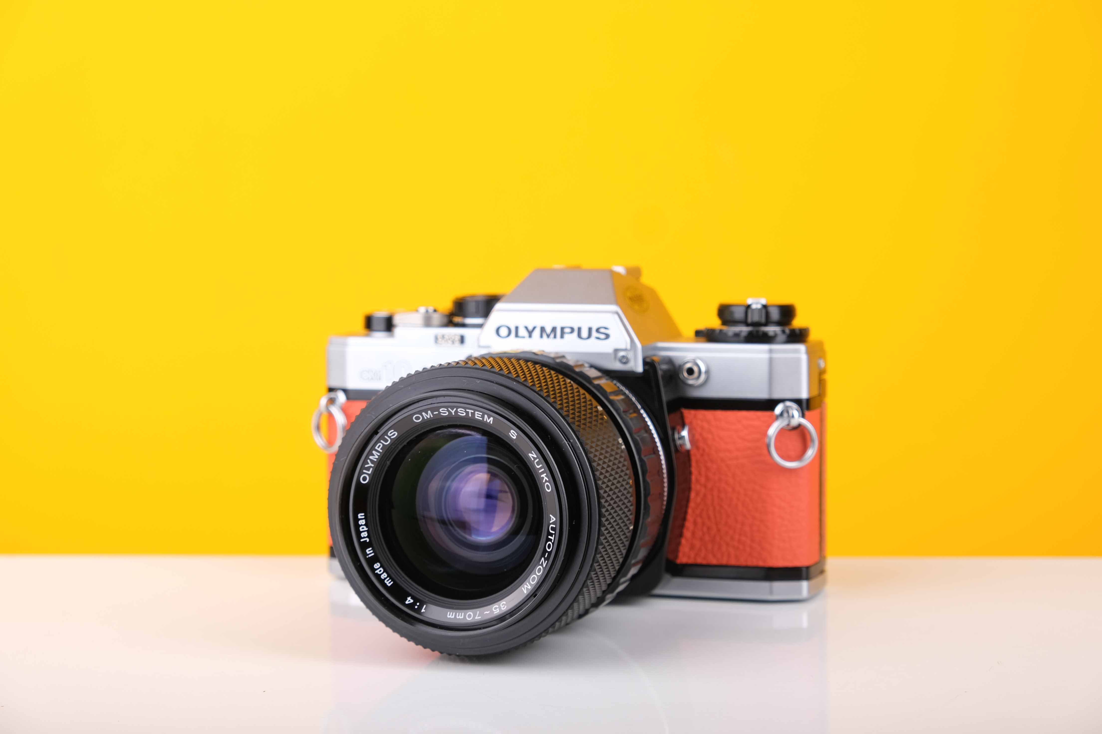 Olympus OM10 35mm Film Camera with Zuiko Olympus OM-System S 35