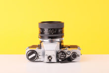 Load image into Gallery viewer, Olympus OM10 35mm SLR Film Camera with Tamron 28mm f/2.8 Prime Lens