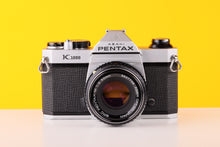 Load image into Gallery viewer, Pentax K1000 35mm Film Camera with Pentax 50mm f/2 Lens