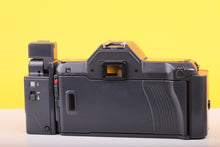 Load image into Gallery viewer, Ricoh XR-X 35mm SLR Film Camera with Rikenon P 35–70mm Zoom Lens and Speedlite PX Flash