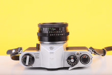 Load image into Gallery viewer, Asahi Pentax SP1000 35mm SLR Film Camera with Carl Zeiss Jena DDR Tessar 50mm f/2.8 Lens