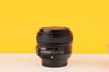 Load image into Gallery viewer, Nikkor AF-S 50mm F1.8 G Lens for Nikon