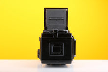 Load image into Gallery viewer, Mamiya RB67 Medium Format Film Camera with Mamiya-Sekor C 50mm f4.5 Lens and Mamiya Lens Hood plus Camera Strap