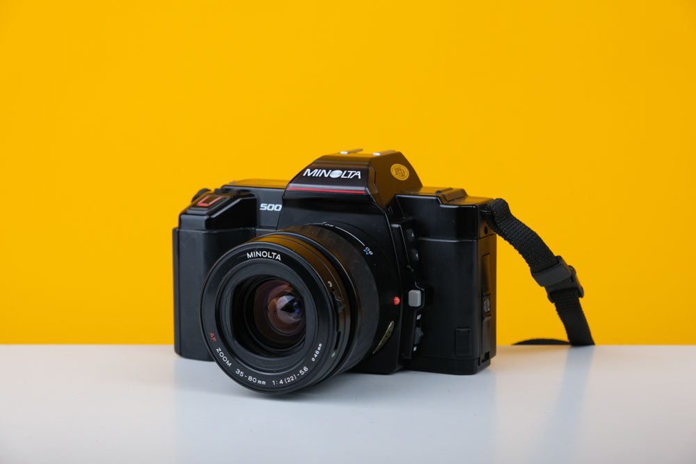 Minolta 5000 Film Camera with Minolta 35-80mm f4 - 5.6 Zoom Lens