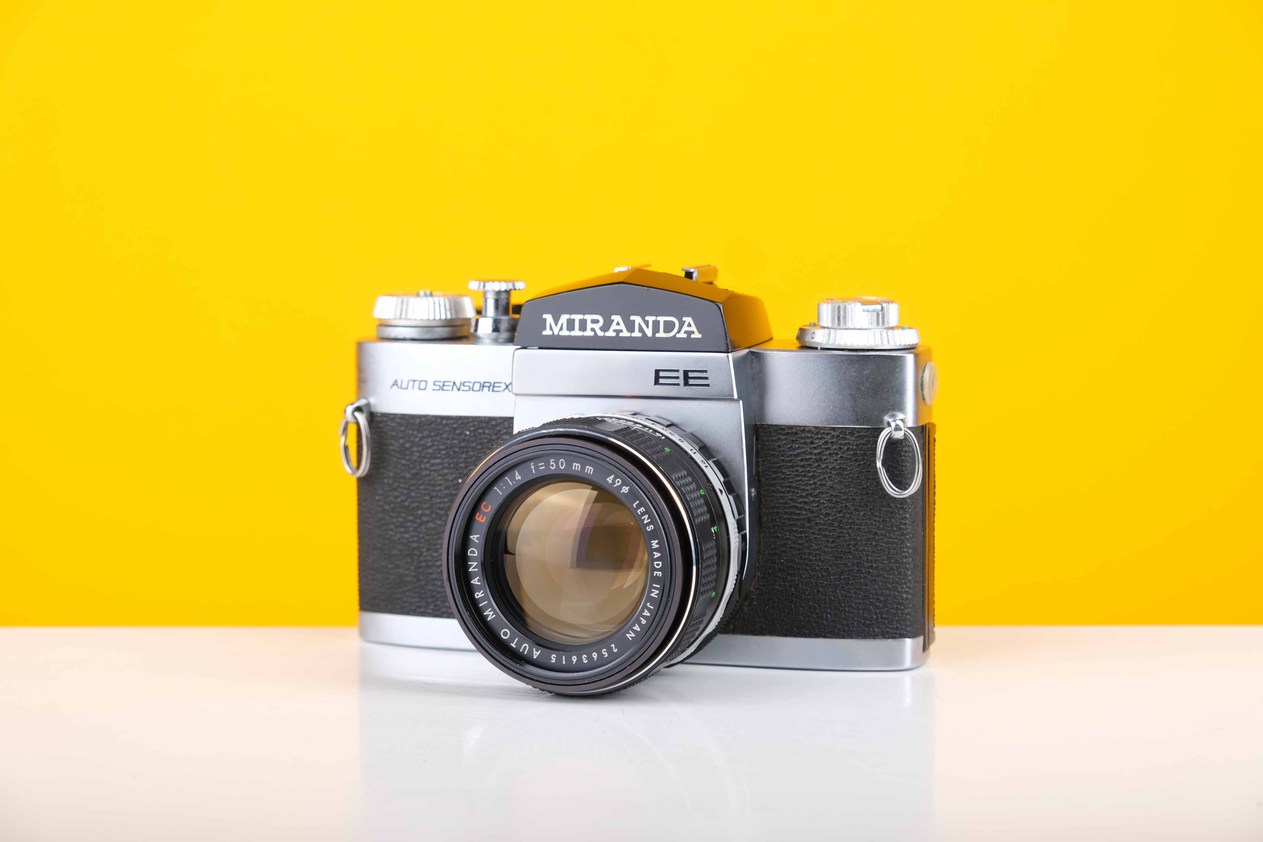 Miranda Sensorex EE 35mm Film Camera with Miranda EC Auto 50mm f1