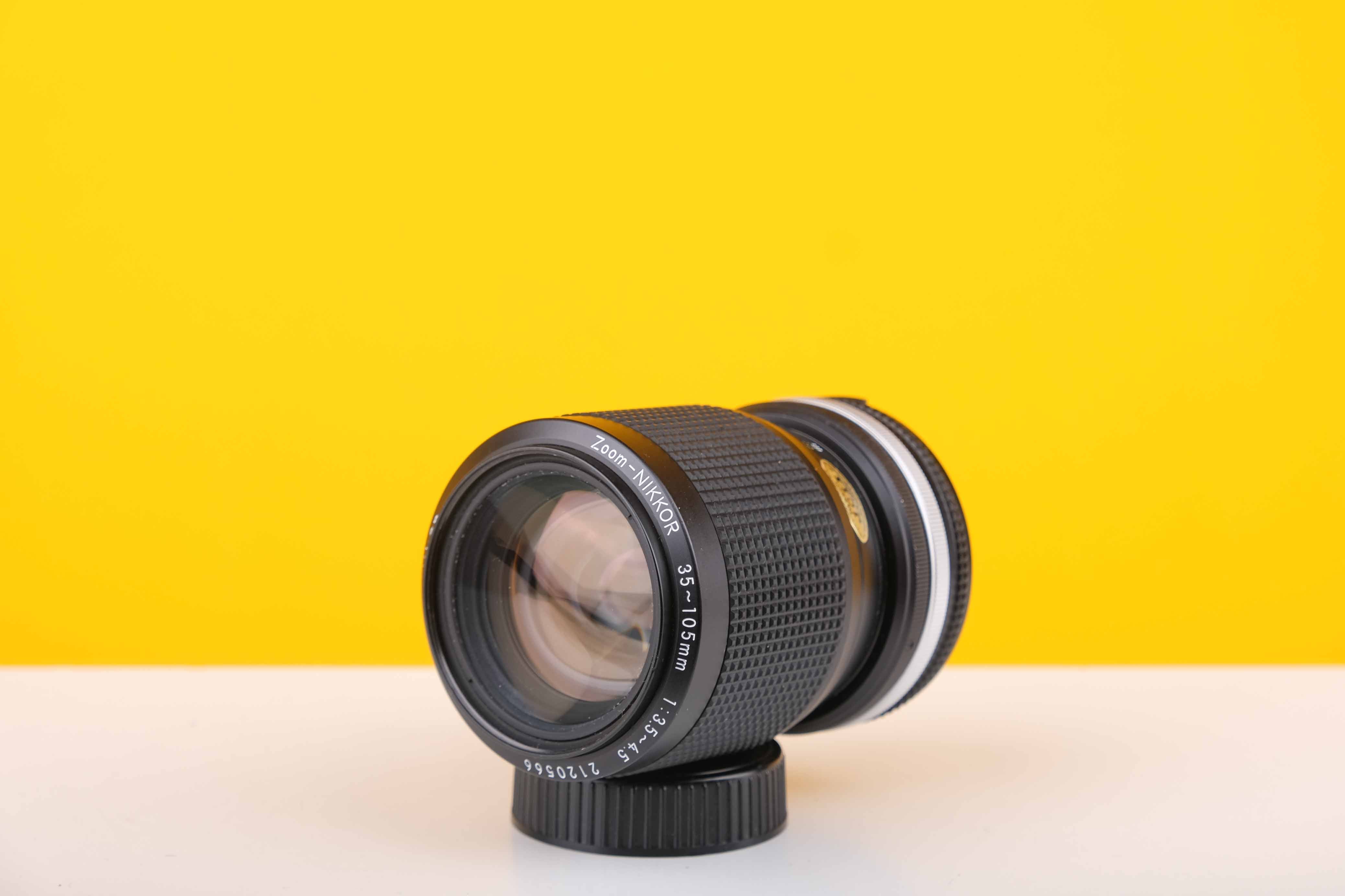 Nikon 35-105mm f3.5-4.5 Zoom Nikkor Lens Ais Lens – Vintage Camera Hut