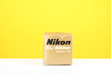 Load image into Gallery viewer, Nikon EL-Nikkor 75mm f/4 Enlarging Lens