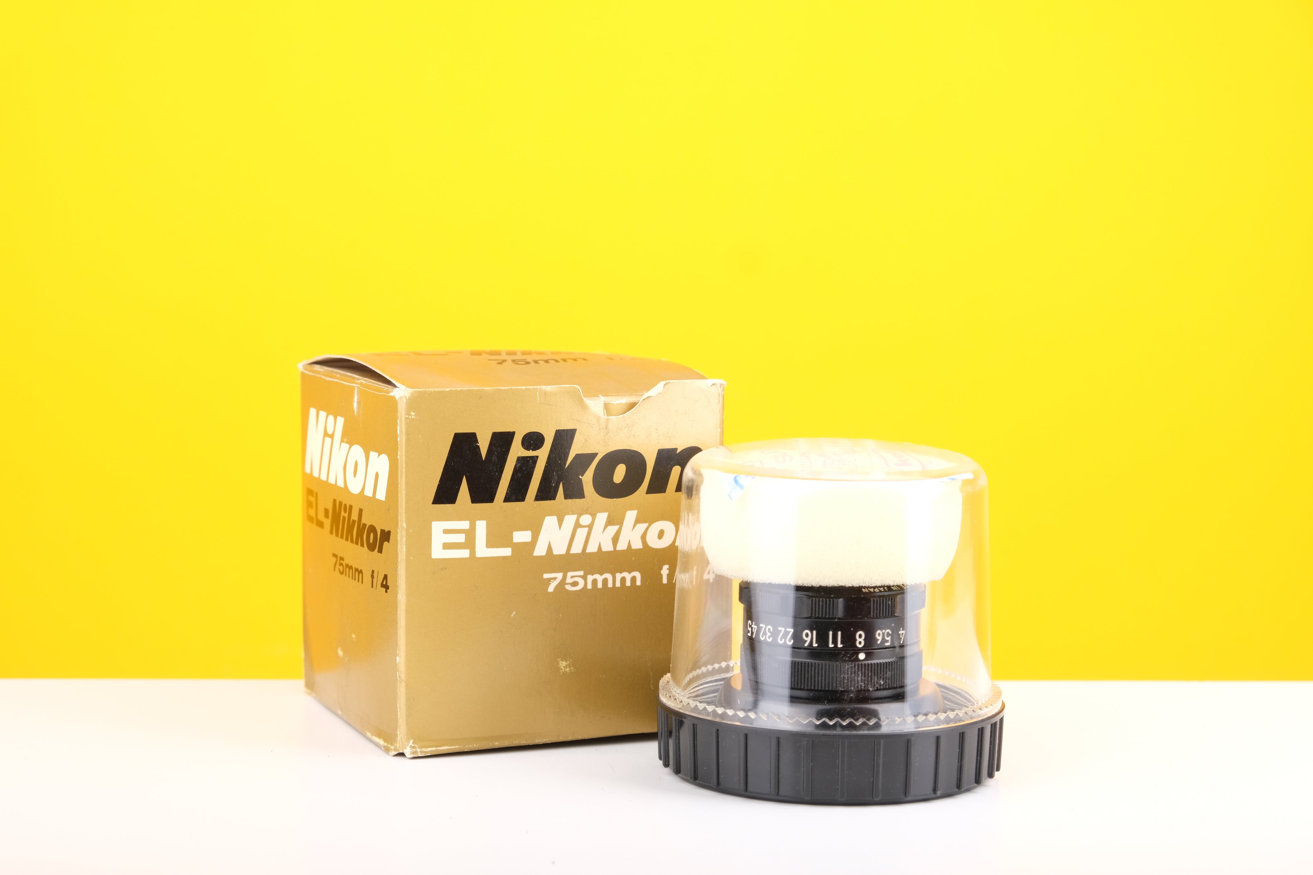 Nikon EL-Nikkor 75mm f/4 Enlarging Lens – Vintage Camera Hut