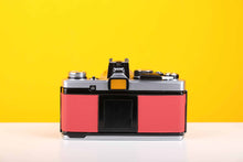 Load image into Gallery viewer, Olympus OM-2n MD 35mm SLR Film Camera with Zuiko Olympus OM-System Auto-S 50mm f1.8 Lens in Red