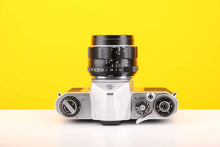 Load image into Gallery viewer, Asahi Pentax H2 35mm SLR Camera with Takumar 50mm f/4 Super-Multi-Coated Lens