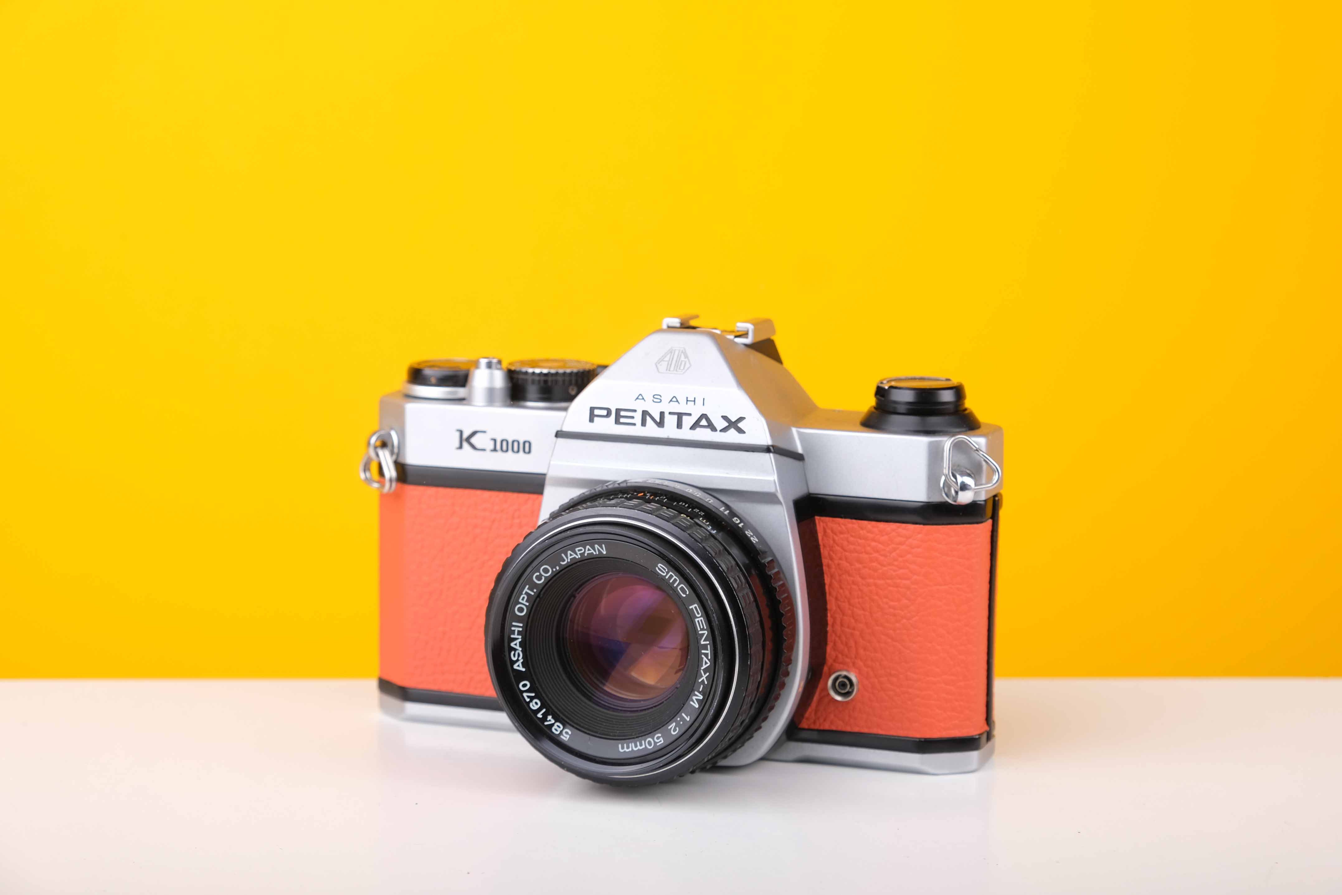 Pentax K1000 35mm Film Camera with SMC Pentax M 50mm f/2 Prime