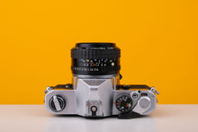 Load image into Gallery viewer, Pentax MX 35mm Film Camera with Pentax-A 50mm f/1.4 Lens