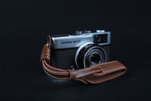 Load image into Gallery viewer, Vegan Brown Leather Camera Wrist Strap
