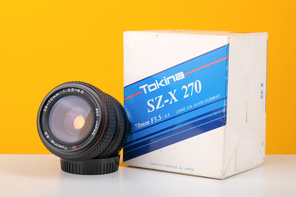 Tokina SZ-X 270 28-70mm f/3.5-4.5 Zoom Lens Boxed For Olympus