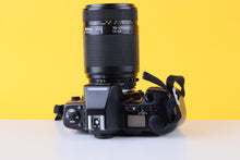 Load image into Gallery viewer, Nikon AF F801 35mm SLR Film Camera with AF Nikkor 70-210mm F/4-5.6 Lens