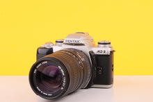 Load image into Gallery viewer, Pentax MZ-3 35mm Film SLR Camera with Sigma 100-300mm Zoom Lens