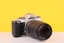 Load image into Gallery viewer, Pentax MZ-3 35mm Film SLR Camera with Sigma 100-300mm Zoom Lens