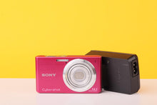 Load image into Gallery viewer, Sony Cyber-shot DSC-W610 14.1MP Digital Camera – 4x Optical Zoom – Pink