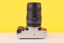 Load image into Gallery viewer, Pentax MZ-3 35mm Film SLR Camera with Sigma 100-300mm Zoom Lens