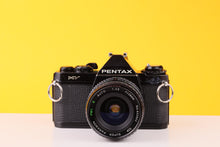Load image into Gallery viewer, Asahi Pentax MV 35mm SLR Film Camera with Super Paragon PMC II 28mm f/2.8 Lens