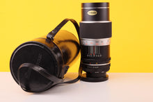 Load image into Gallery viewer, Sun Tele YS-20 200mm f/3.9 Manual Focus Telephoto Lens with Case M42 Mount