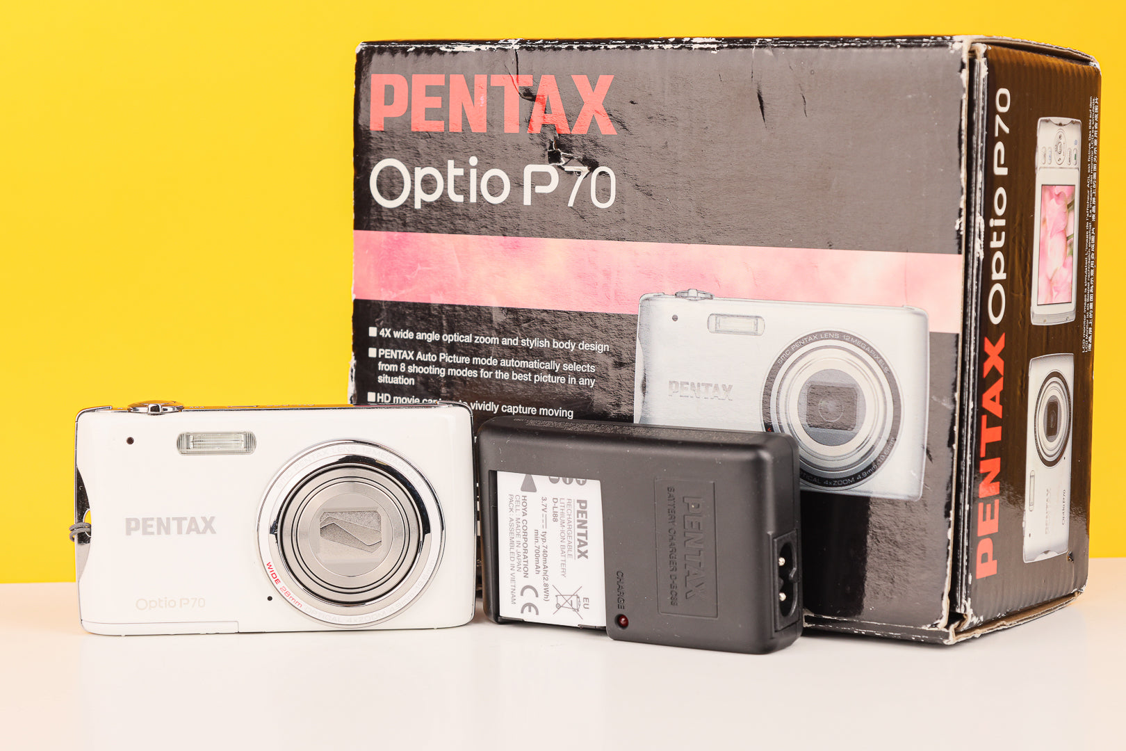 PENTAX OPTIO (オプティオ) P70 ダークブルー 1200万画素 光学4倍