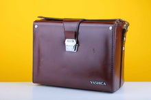Load image into Gallery viewer, Yashica Brown Leather Camera Bag