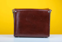 Load image into Gallery viewer, Yashica Brown Leather Camera Bag