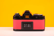 Load image into Gallery viewer, Yashica FX-D 35mm Film Camera with Super Paragon f2.8 28mm Prime Lens in Red