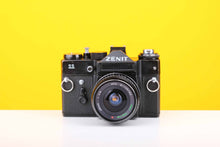 Load image into Gallery viewer, Zenit 11 35mm SLR Film Camera with Tokina RMC 28mm f2.8 Lens