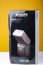 Load image into Gallery viewer, Jessops 360AFD Boxed Flash for Sony Alpha/ Minolta Dynax
