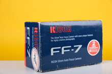 Load image into Gallery viewer, Ricoh FF-7 35mm Point and Shoot Film Camera Boxed
