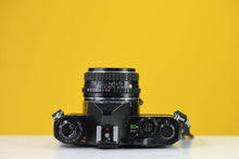 Load image into Gallery viewer, Pentax MV 35mm SLR Film Camera with Pentax-M 50mm f/2 Lens
