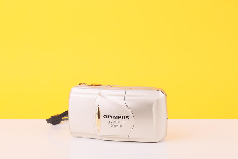 Olympus Mju II Zoom 80  Point And Shoot 35mm Film Camera