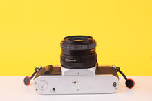 Load image into Gallery viewer, Canon AV-1 35mm Film SLR Camera with Hanimex 28mm f/2.8 Wide-Angle Lens
