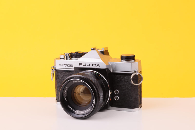 Fujica ST705 35mm Film SLR Camera with Fujinon 50mm Lens
