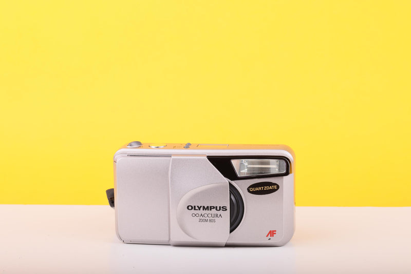 Olympus Accura Zoom 80S Quartzdate 35mm Point And Shoot Film Camera