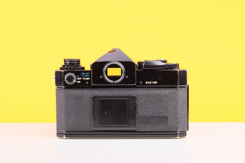 Canon F-1 35mm Film SLR Camera with Canon FD 50mm f/1.4 Lens
