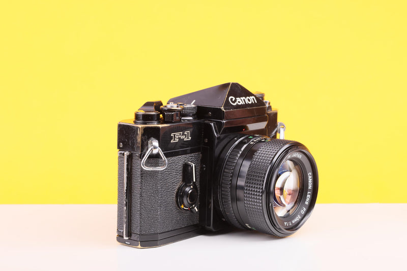 Canon F-1 35mm Film SLR Camera with Canon FD 50mm f/1.4 Lens