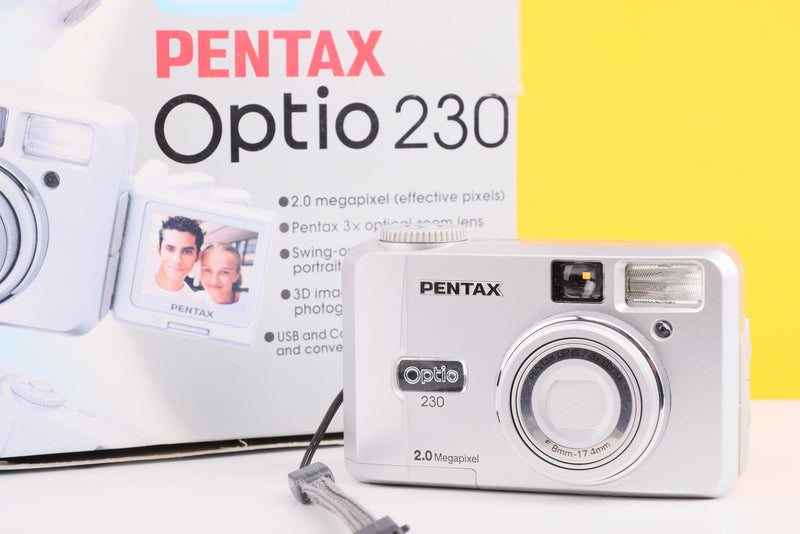 Pentax Optio 230 Compact Digital Camera - Boxed
