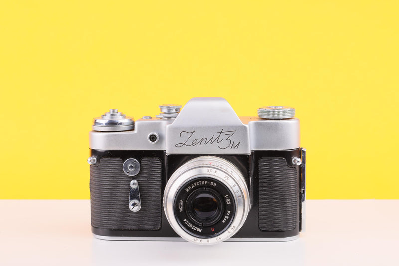 Zenit 3M 35mm Film SLR Camera – Industar-50 50mm f/3.5 Lens